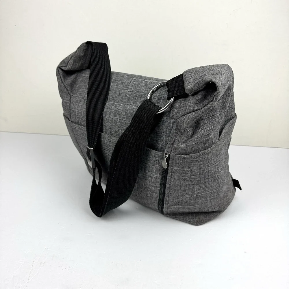 Premium Stokke 2-Way DiaperChanging Bag/ Backpack (Gray Melange -Model 457104)